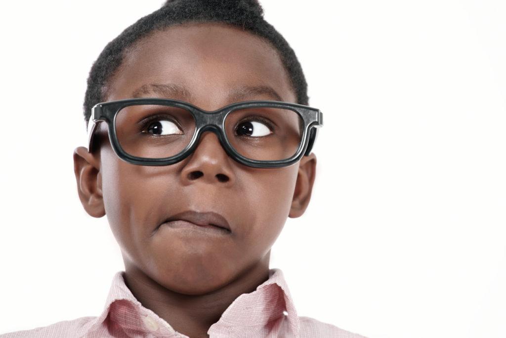 Garçon lunettes 3 enfants